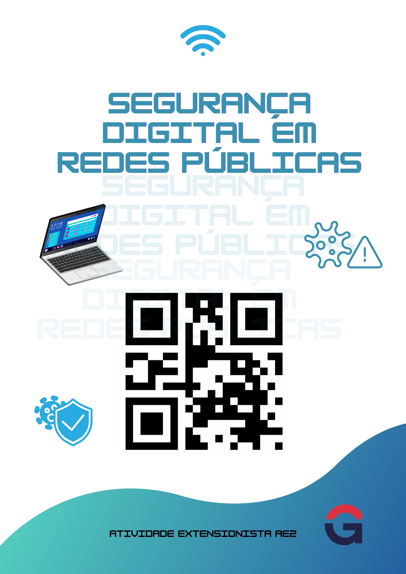 Panfleto digital com dicas de segurança